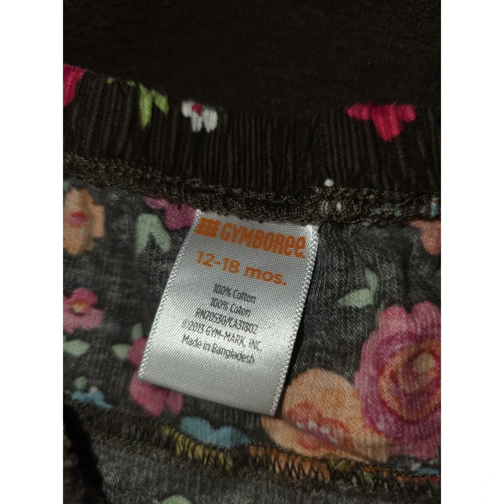 Gymboree woodland friends turkey top skirt pants outfit size 12 18 months